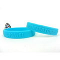 Embossed silicone bracelet / wristbands